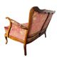 Canapé baroque vintage rose deux places / sofa / fauteuil