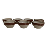 Lot de 7 petits bols en grès