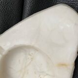 White marble ashtray