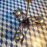 Suspension eye-ball 3 lights style Gino Sarfatti