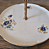 Cheese board Moulin des Loups Volubilis, blue flowers