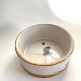 Stoneware dish signed La Colombe pottery, 50s/60s
