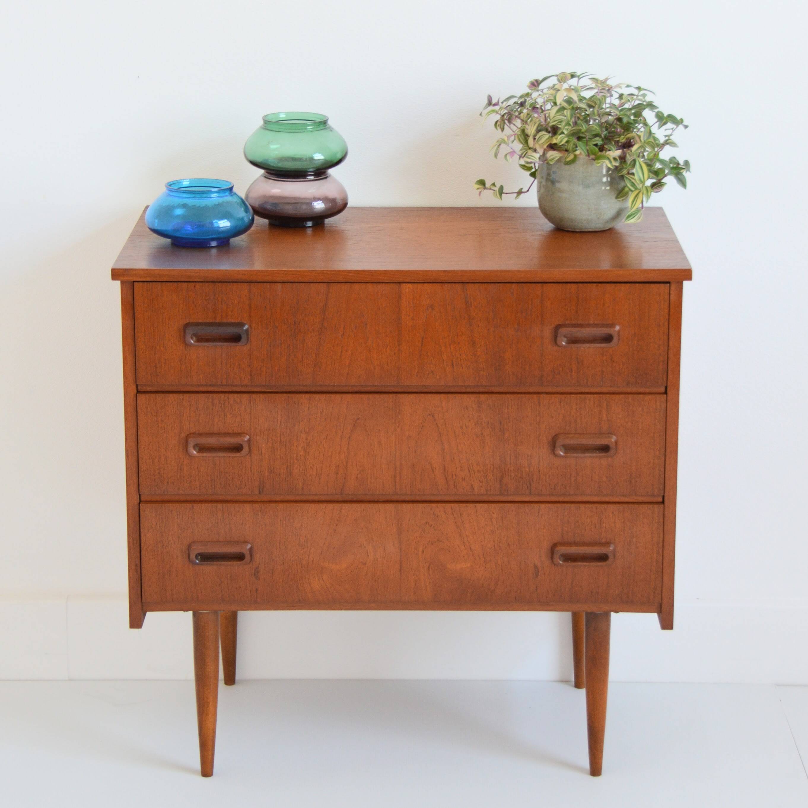 Commode scandinave teck 1960s
