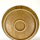 Denbac plate, flame-decorated ceramic