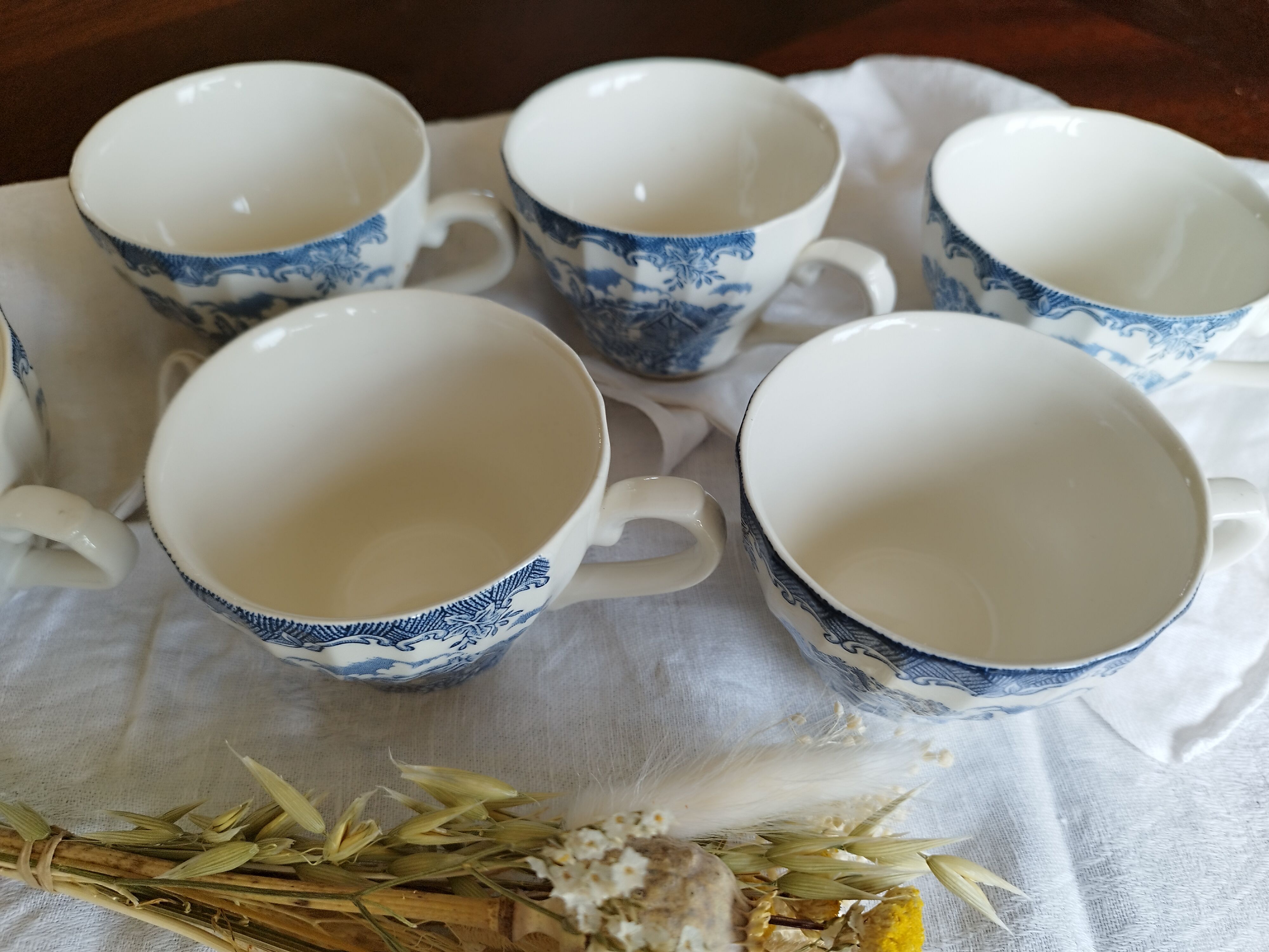 Set de 6 tasses anglaises