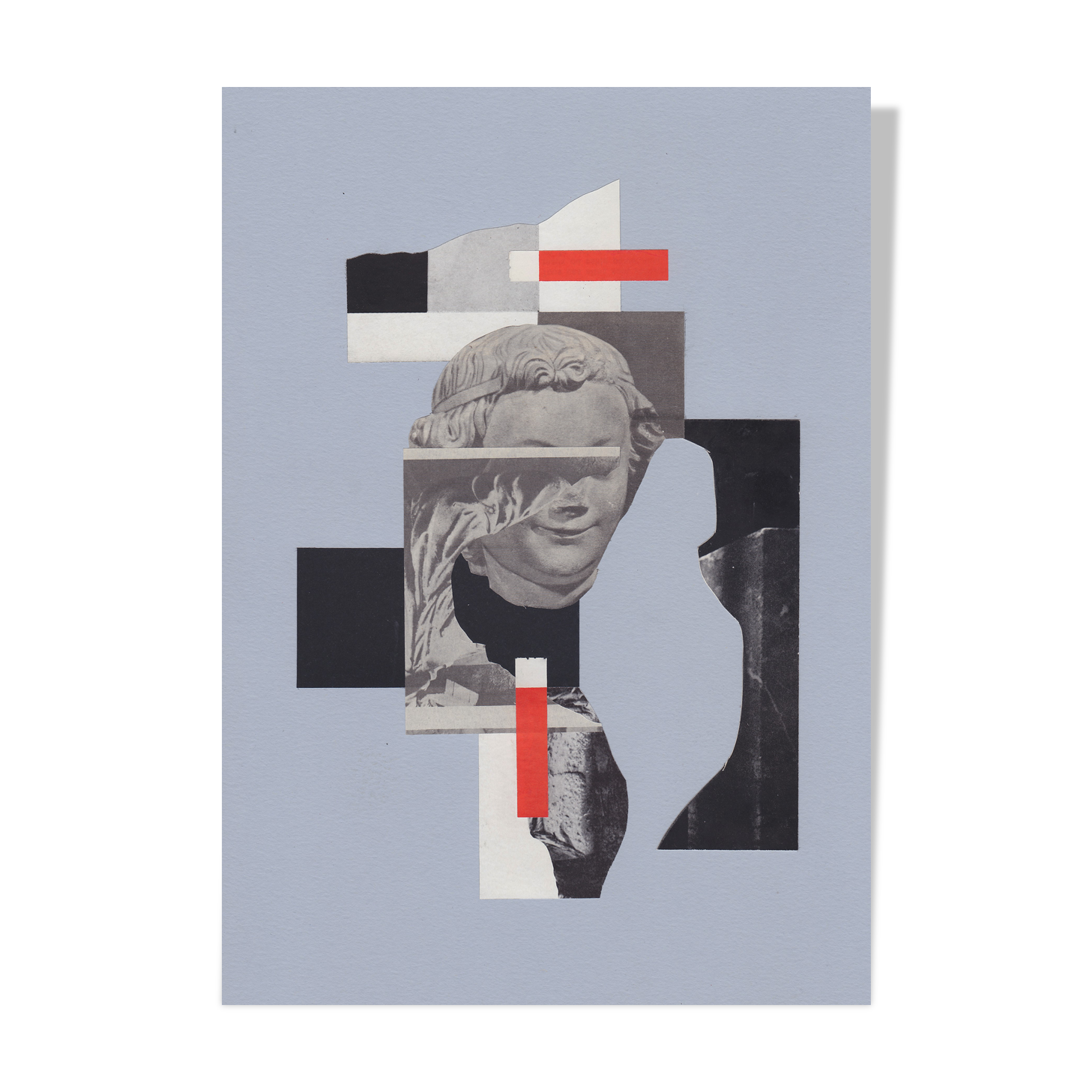 Collage sur papier laughter