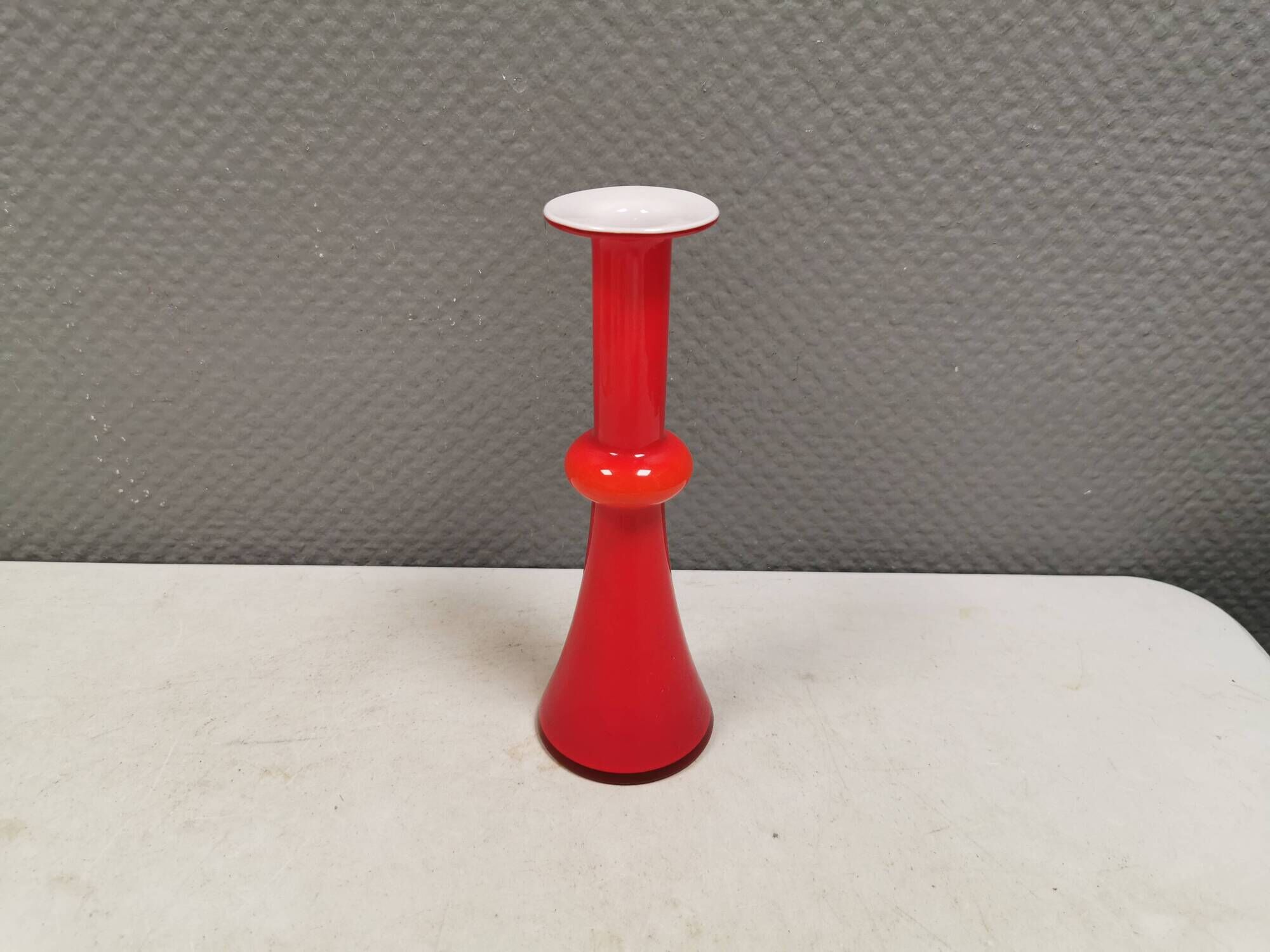 Elegant Carnaby vase from the Danish brand Holmegaard, 1968–76.