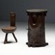 Vernacular rustic side table, France, 19th century