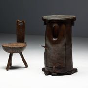 Table d'appoint rustique vernaculaire, France, 19e siècle