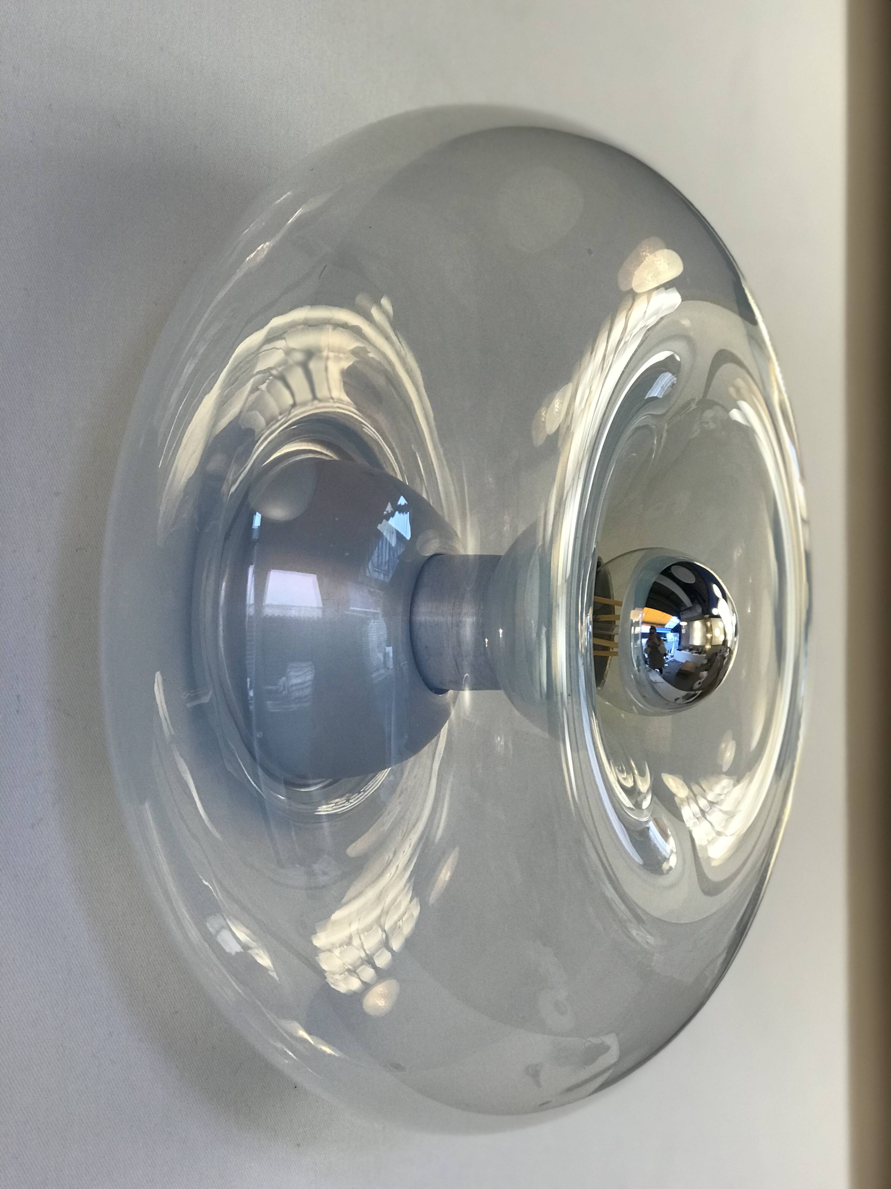 Panta model wall lamp, Giusto Toso, Leucos, 1967