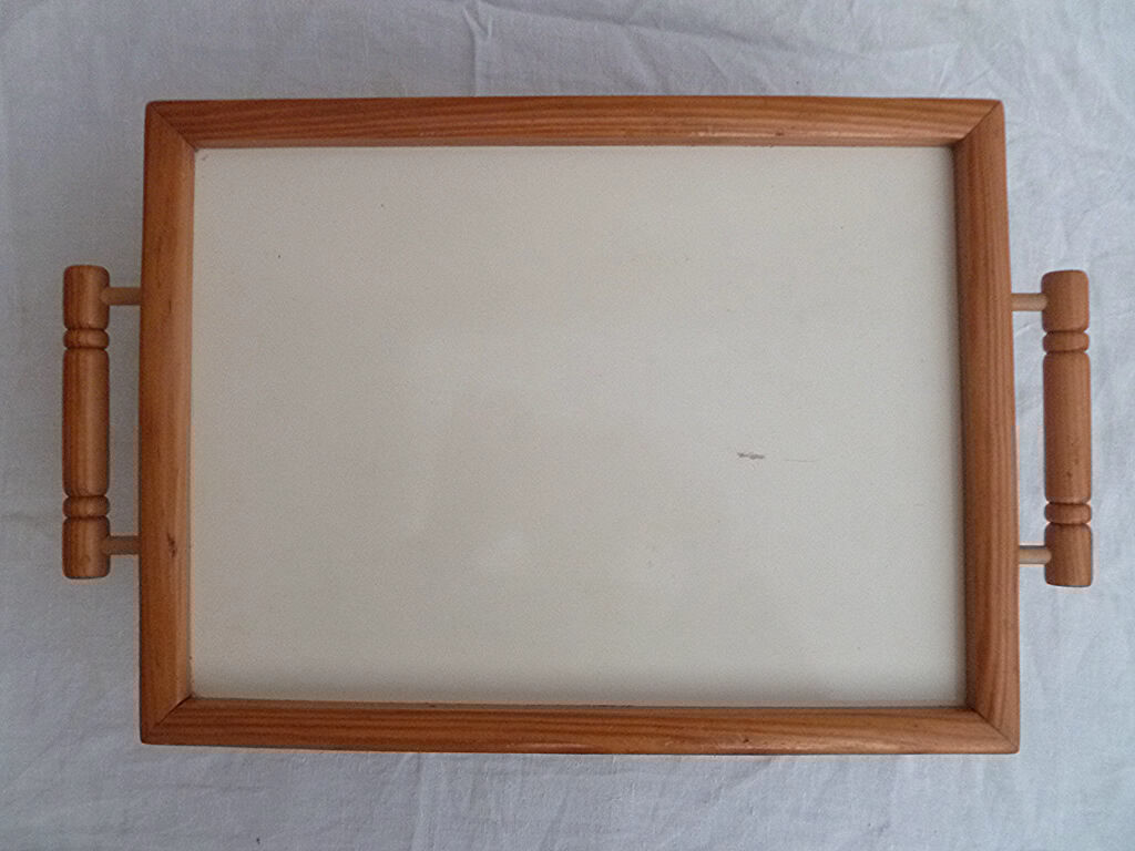 Plateau de service pliable en bois