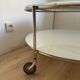 Round glass coffee table from Ikea, vintage 1980s, Designer Ehlen J