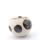 Signed ceramic vase with abstract decoration, 1970s