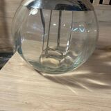 Crystal and silver-plated metal champagne bucket