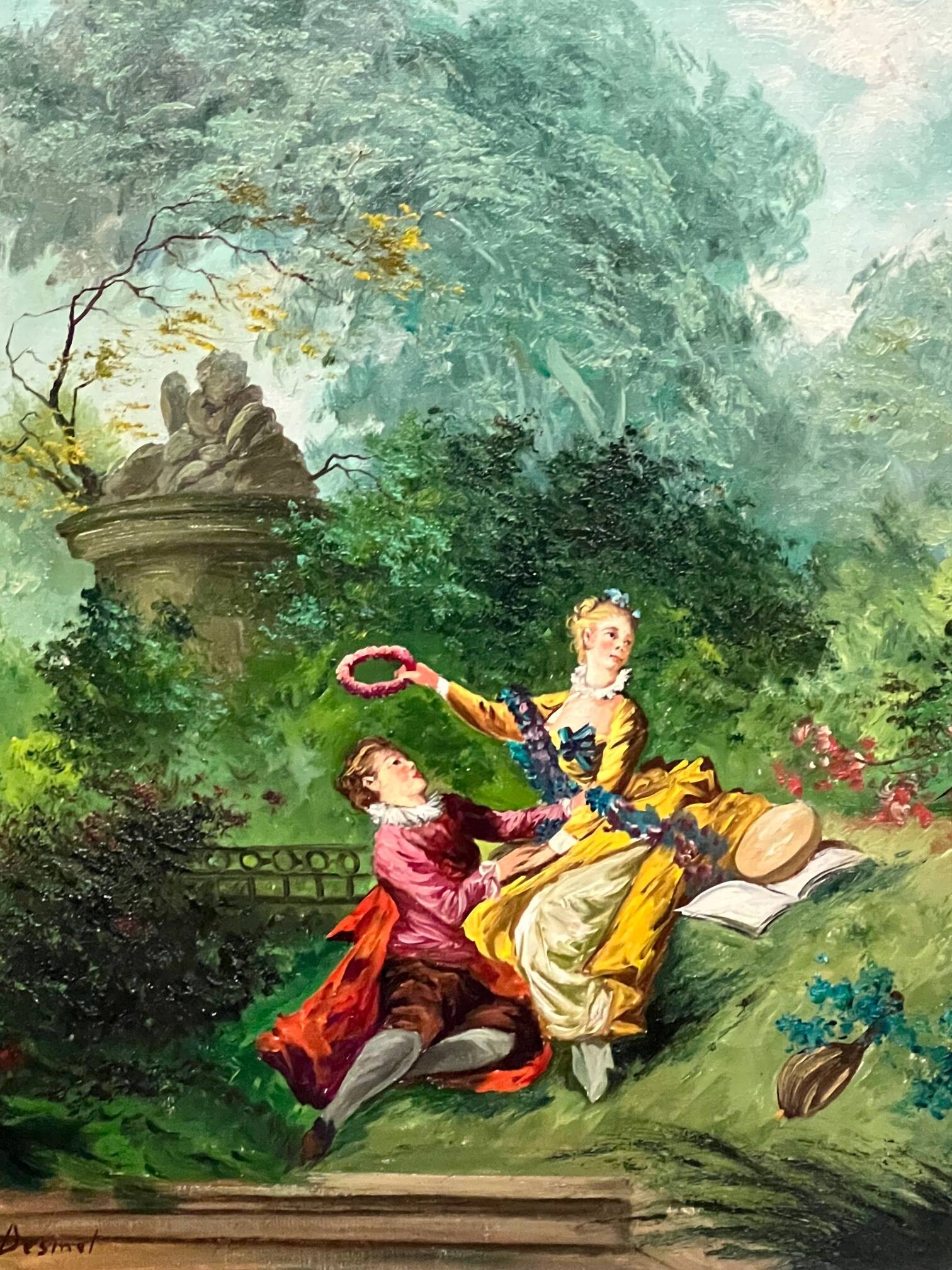 A.Desmet “Romantic scene”.