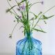 Finnish art glass Flora vase by Toikka for Nuutajärvi