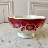 Terre de Fer bowl Badonviller pink early twentieth century