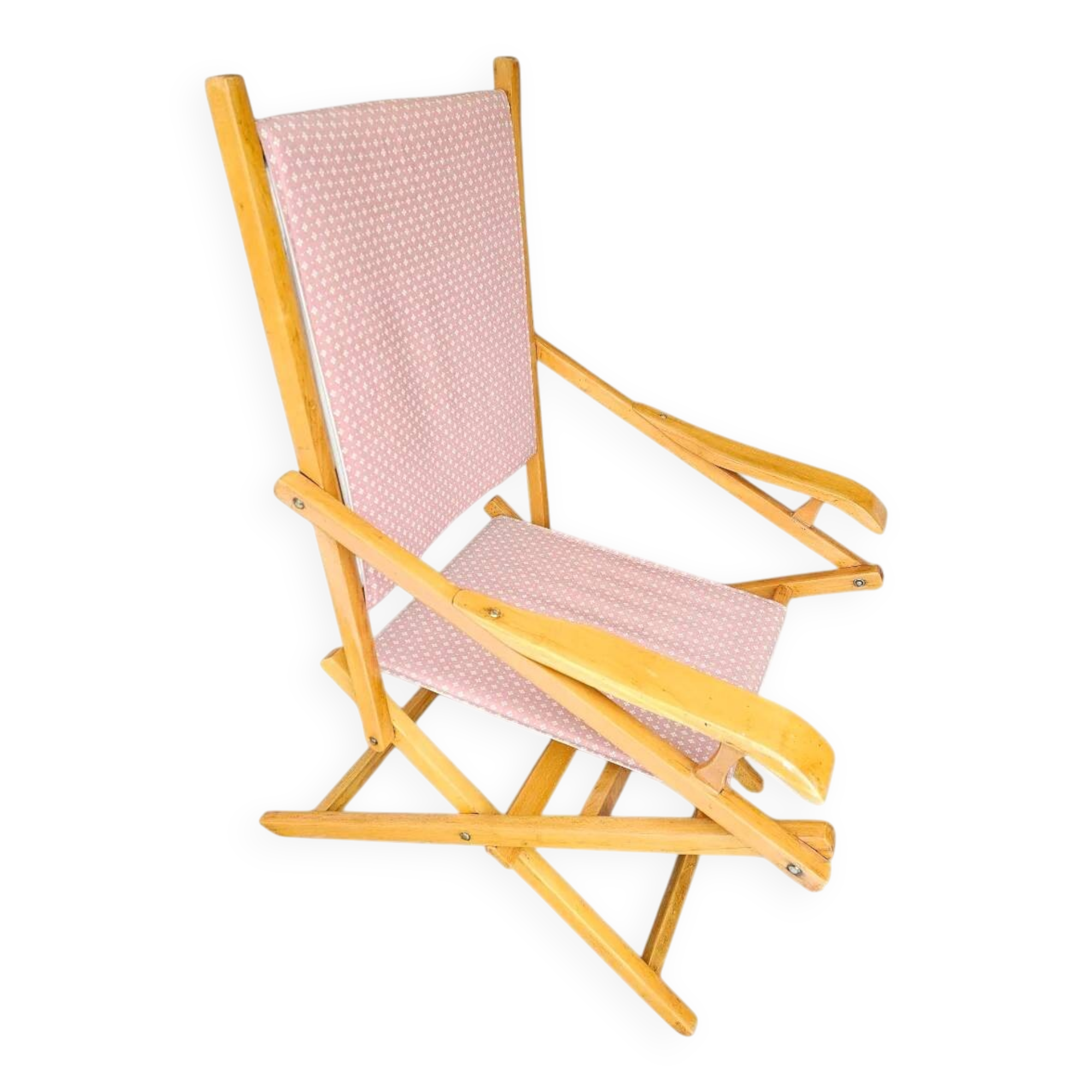 Foldable deck chair / 1950s
