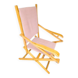 Foldable deck chair / 1950s