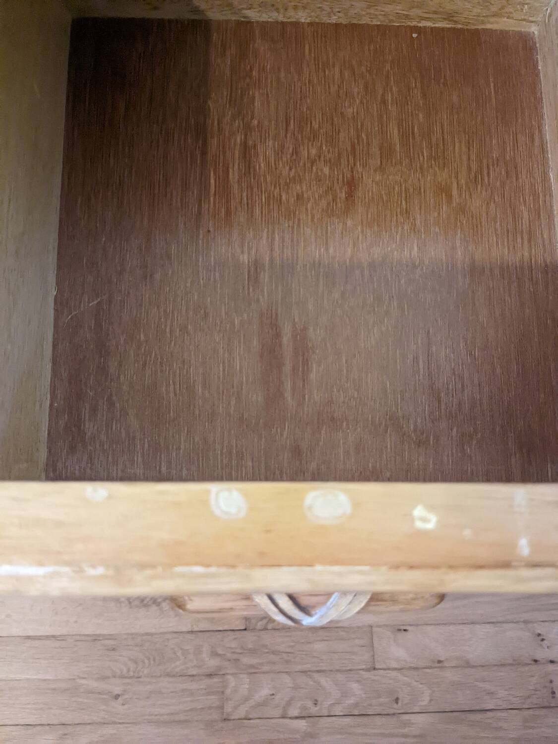 Rattan and wicker chest of drawers