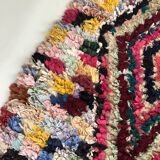 Moroccan Berber carpet Boucherouite 3.05x0.90m