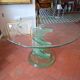 Table en verre « Helix Spiral Swivel »  d'aprés Danny Lane