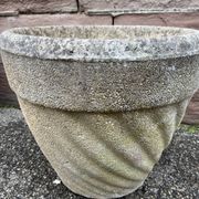 Reconstituted stone planter