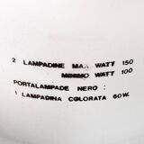 Lampadaire P428 Pia Guidetti Crippa pour Luci, Italie, années 1970