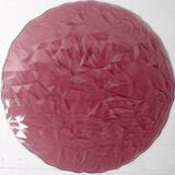 Vintage Bormioli Rocco Purple Glass Plate: Mid-Century Italian Decor