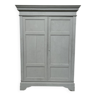 Antique painted wardrobe.