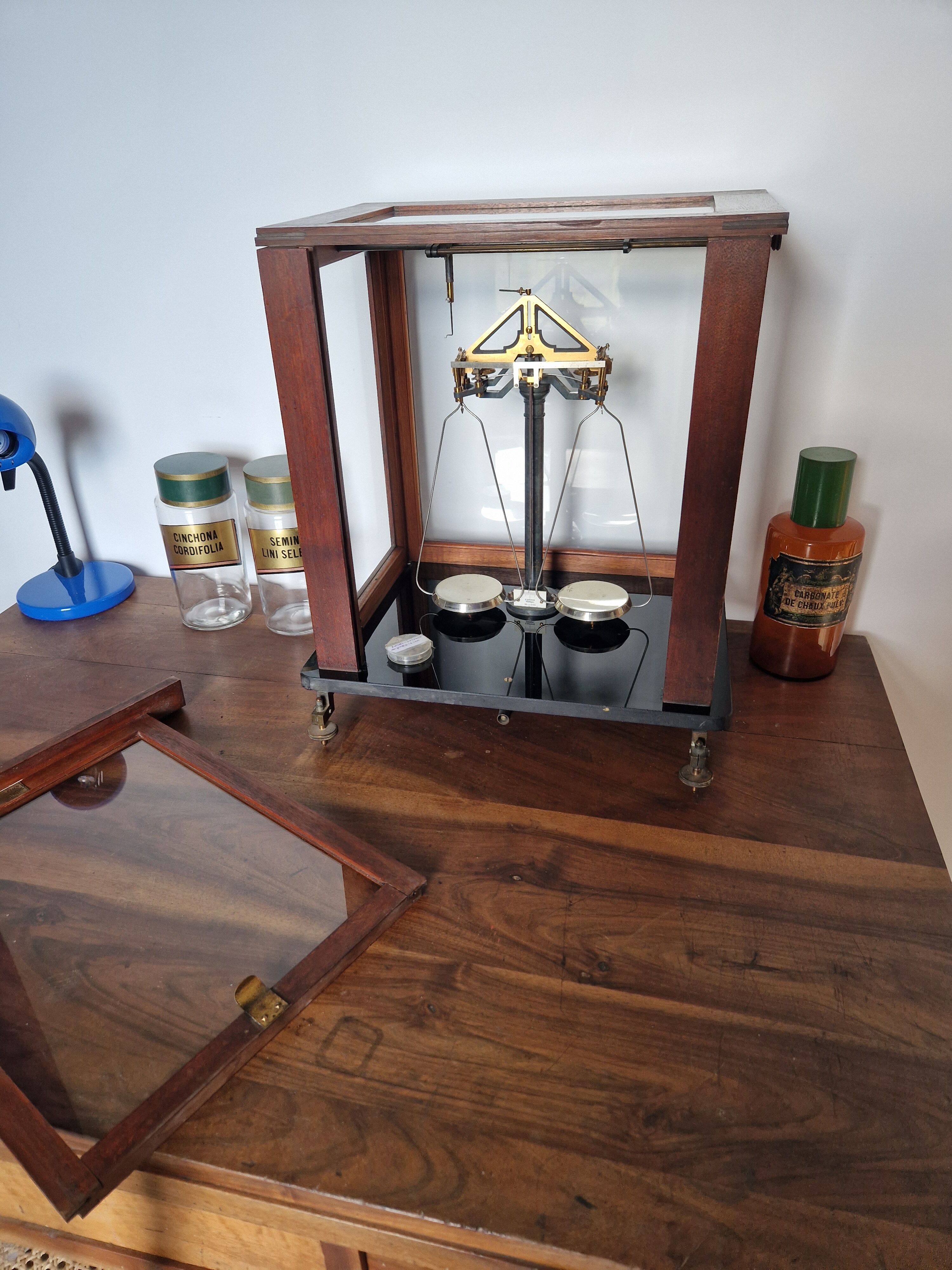 Old laboratory balance by F.Sartorius Göttingen