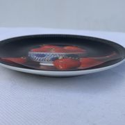 Jean-Claude Chauray strawberry plate for Bernardaud Limoges
