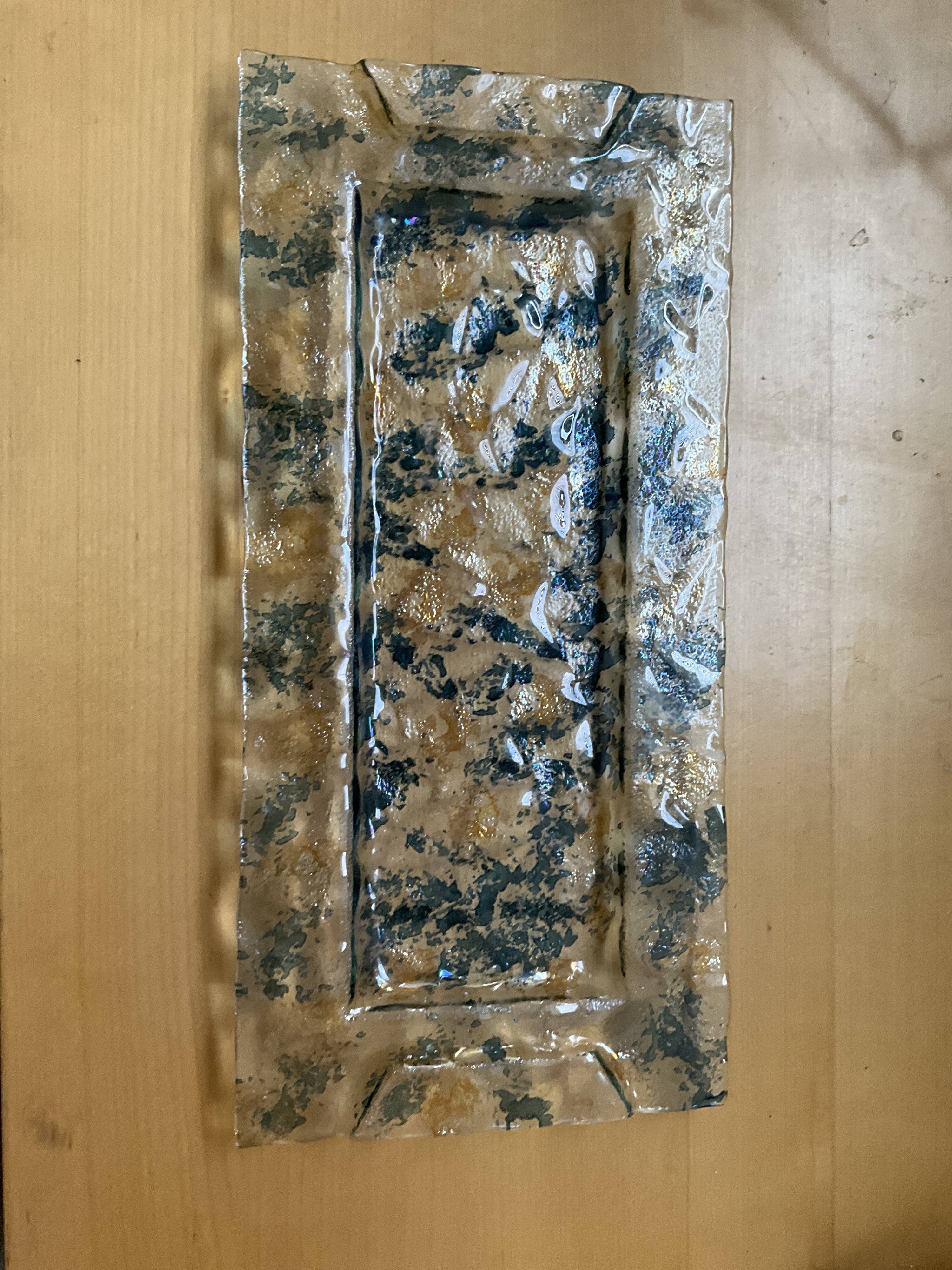 Glass cake dish 36 x 17 cm