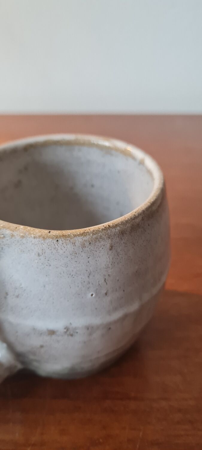 Glazed stoneware mugs
