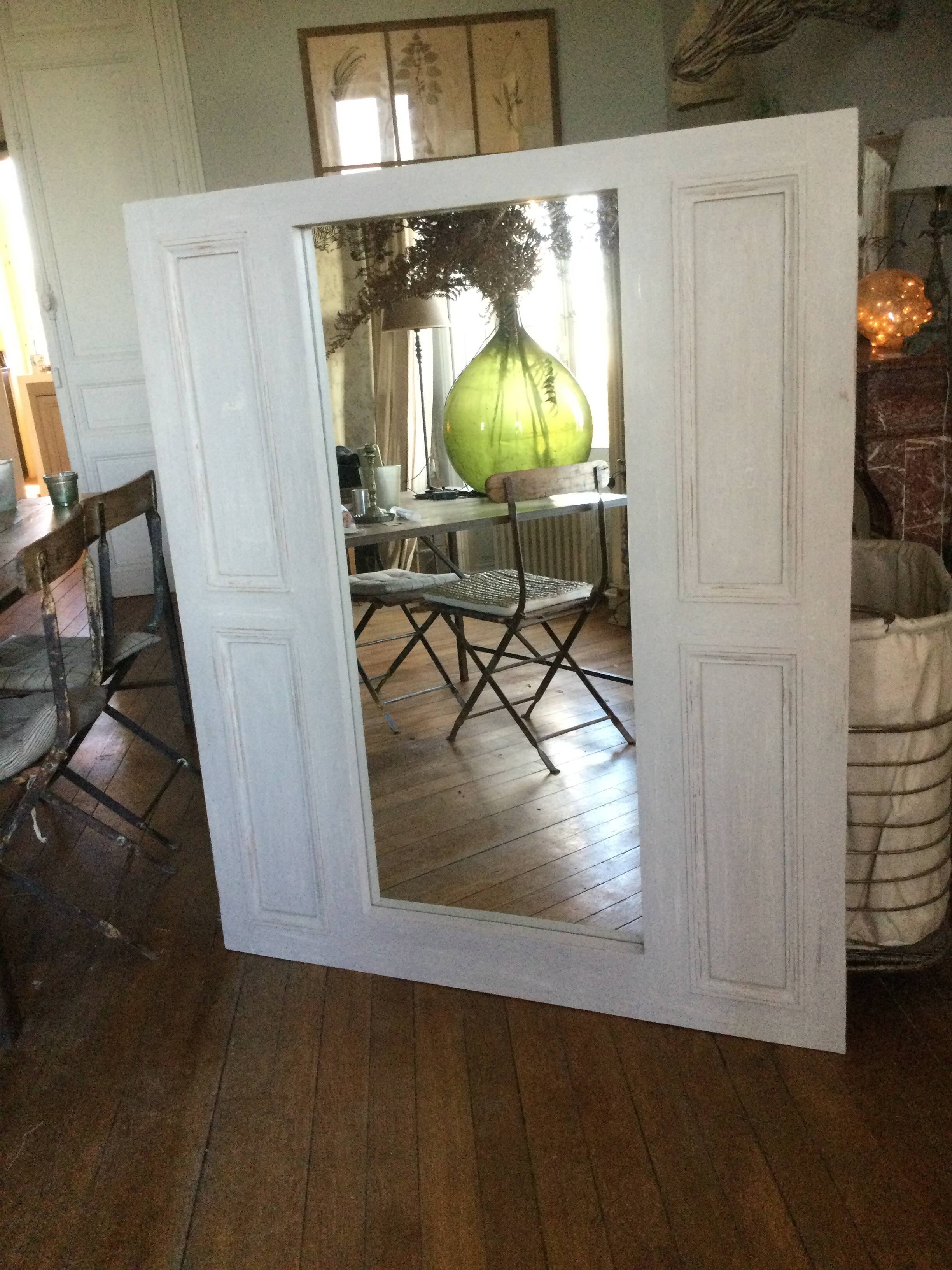 Large antique mirror