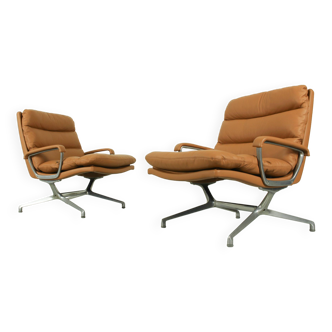 Set of 2 Paul Tuttle Lounge Chair 'Gamma' for Strässle, 1970s