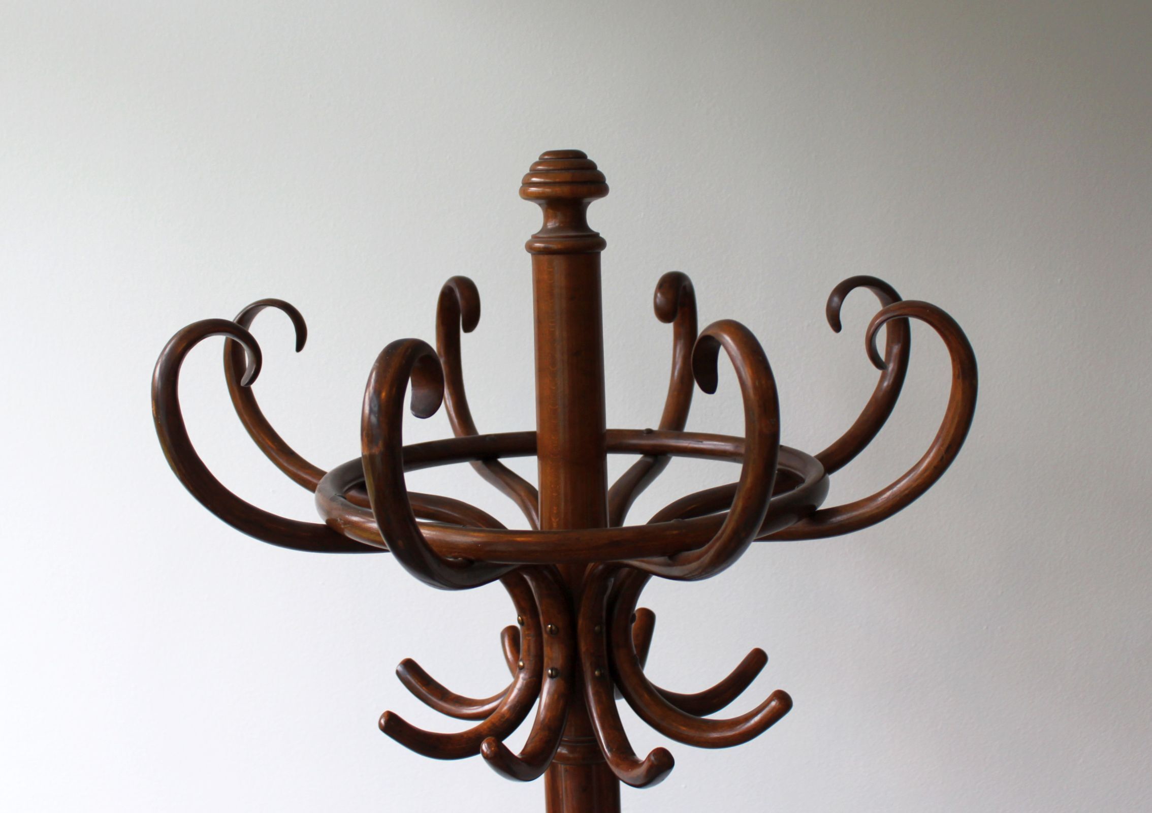 Parrot coat rack, model 10.401, XIXth.