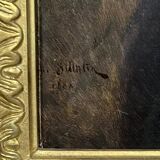 Pair of quality portraits depicting notables signed Jules-émile Saintin circa 1850