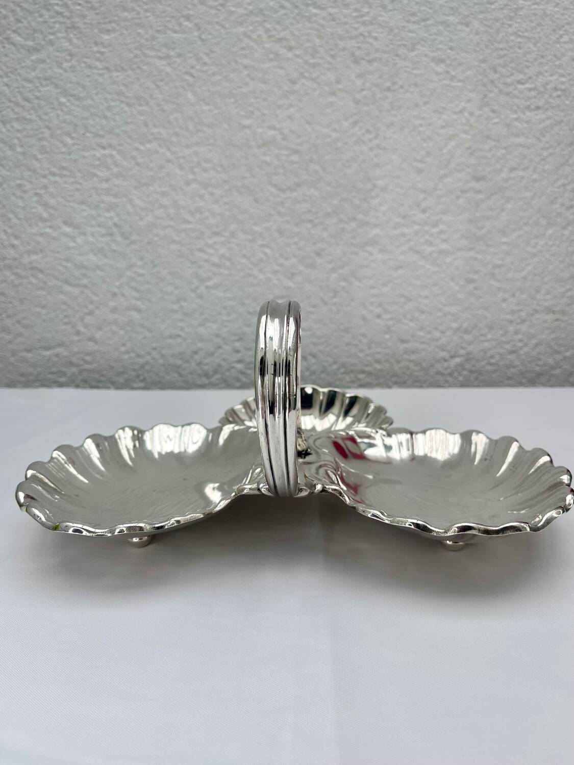 Christofle Silver-Plated Bonbonniere Serving Dish, Louis XV Style, Art Nouveau Period