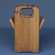 Vintage pine magazine stand, 1970s