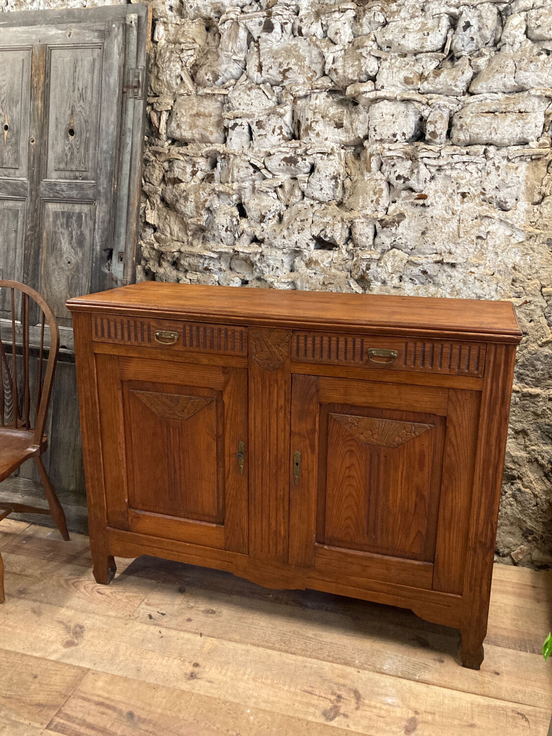 Parisian art deco wooden sideboard