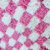 Traditional handmade Berber rug, size 2/3 m.