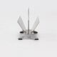 Brushed Steel Magazine Rack 1980s