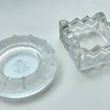 Lalique two ashtrays