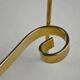 Set of Brass “Swirl” and “Spiral” Candle Holders by Gunnar Ander for Ystad-Metall, Sweden, 1960s
