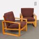 Pair of vintage armchairs by Miroslav Navratil, Daria model, 1985