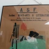 Poster for the 1921 Applied Art Exhibition. Illustrated by E. Jacqmain