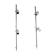 Pair of vintage wall lamps with 2 spotlights, 70s.
