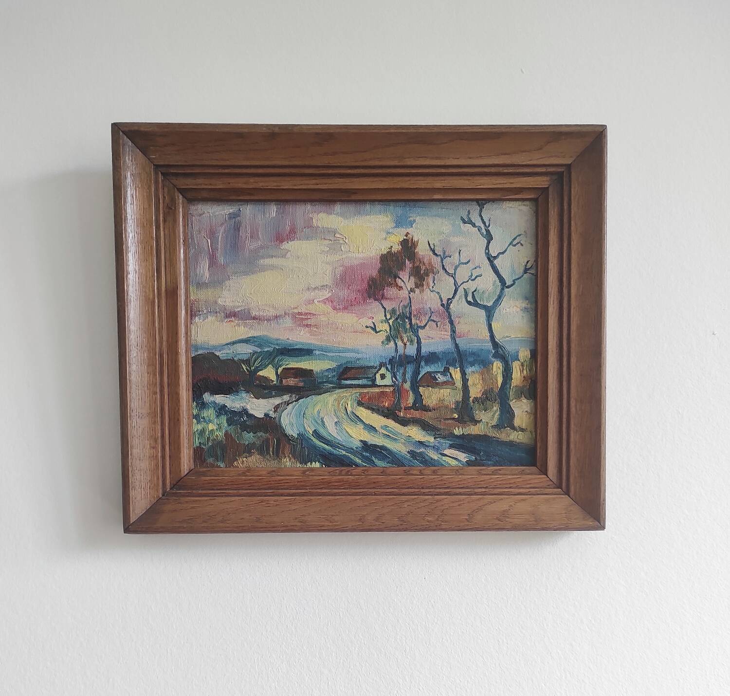 Ancient painting - Expressionist landscape