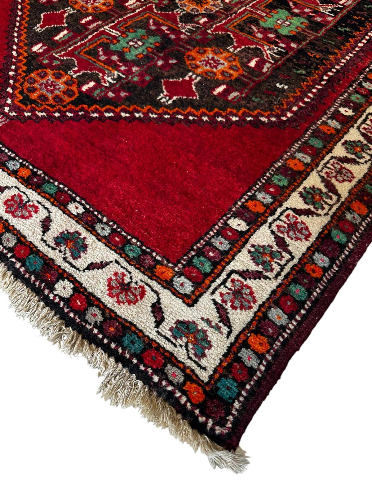 Handmade oriental hallway rug 280cm x 115cm